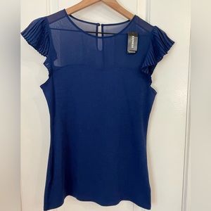 Express royal blue blouse small